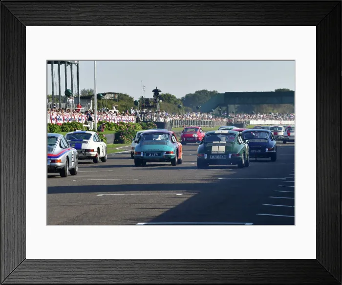 Framed Print : CJ13 3130 The start from the back of the grid Framed Print : CJ13 3130 The start from the back of the grid
