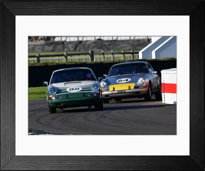 Framed Print : CJ13 3216 Steve Osborne, Chris Ward, Porsche 911, Oliver Bryant, Andrew Smith, Porsche 911