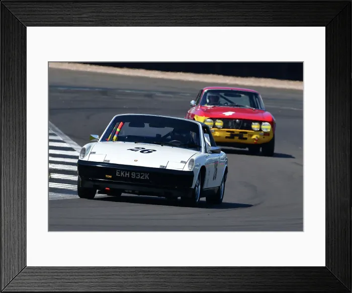 Framed Print : CJ13 8524 Glynn Evans, Porsche 914-6 Framed Print : CJ13 8524 Glynn Evans, Porsche 914-6