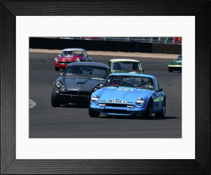 Framed Print : CJ13 8530 Matt Nichols, TVR 3000M, David Lloyd, Jensen CV8 Framed Print : CJ13 8530 Matt Nichols, TVR 3000M, David Lloyd, Jensen CV8
