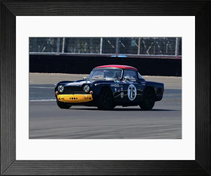Framed Print : CJ13 8583 Dom Spicer, Triumph TR5 Framed Print : CJ13 8583 Dom Spicer, Triumph TR5