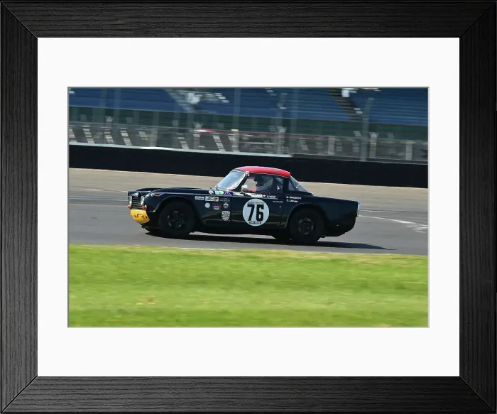 Framed Print : CM34 7607 Dom Spicer, Triumph TR5 Framed Print : CM34 7607 Dom Spicer, Triumph TR5