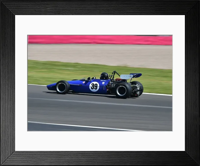 Framed Print : CM34 7170 Chris Merrick, Chevron B17C