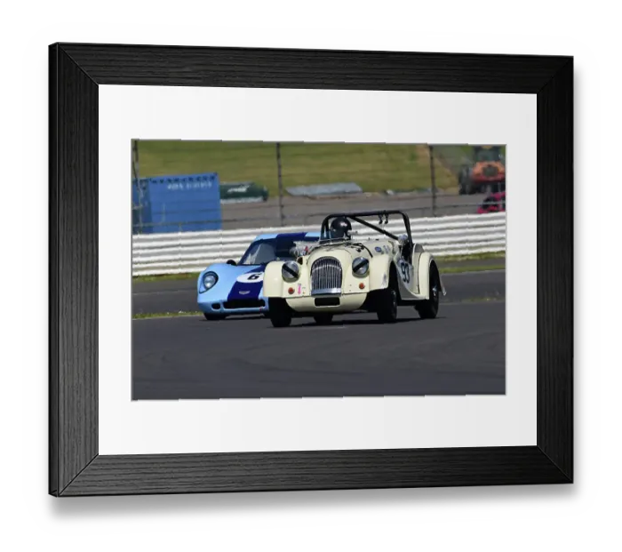 Framed Print : CJ13 7892 Andrew Wenman, David Wenman, Morgan Plus 4