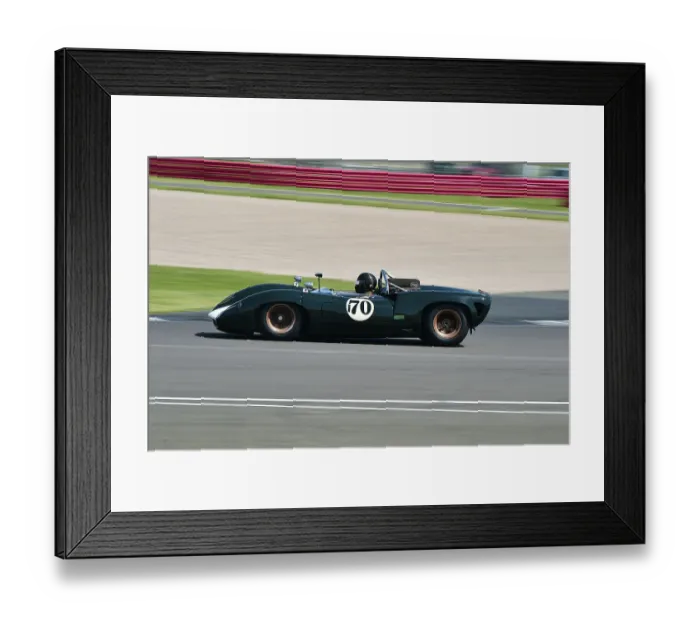 Framed Print : CM34 7416 Steve Seaman, Lola T70 Mk II Framed Print : CM34 7416 Steve Seaman, Lola T70 Mk II