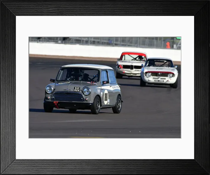 Framed Print : CJ12 2833 Nick Paddy, Morris Mini Cooper S