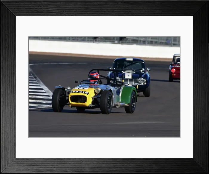 Framed Print : CJ12 2836 Martin Pratt, Lotus 7 Framed Print : CJ12 2836 Martin Pratt, Lotus 7