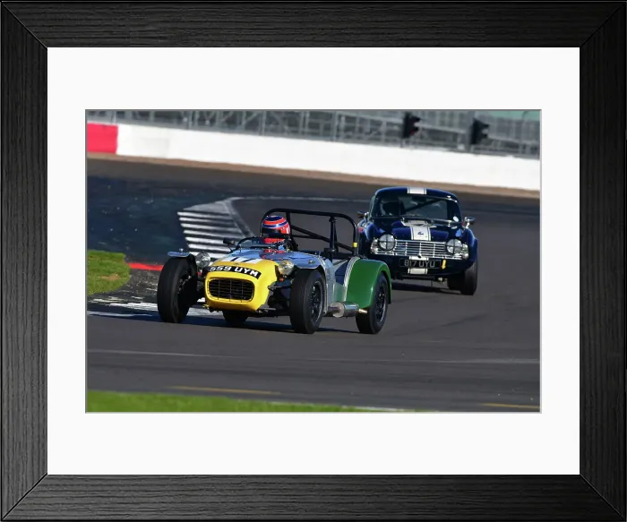 Framed Print : CJ12 2855 Martin Pratt, Lotus 7 Framed Print : CJ12 2855 Martin Pratt, Lotus 7