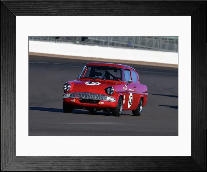 Framed Print : CJ12 2866 Eric Walker, Ford Anglia Framed Print : CJ12 2866 Eric Walker, Ford Anglia