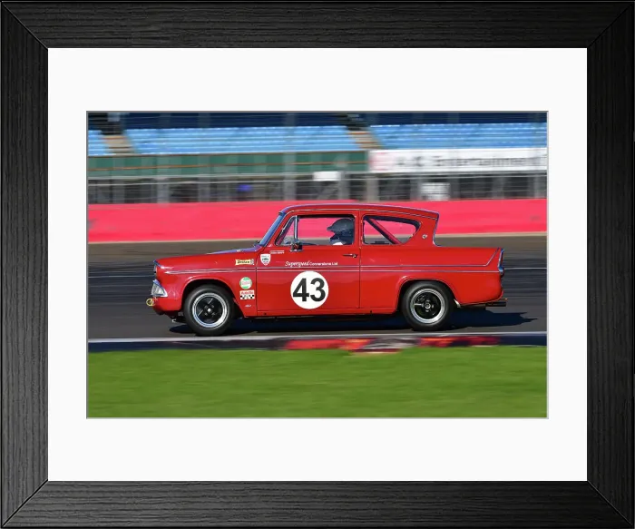 Framed Print : CJ12 2932 Eric Walker, Ford Anglia Framed Print : CJ12 2932 Eric Walker, Ford Anglia