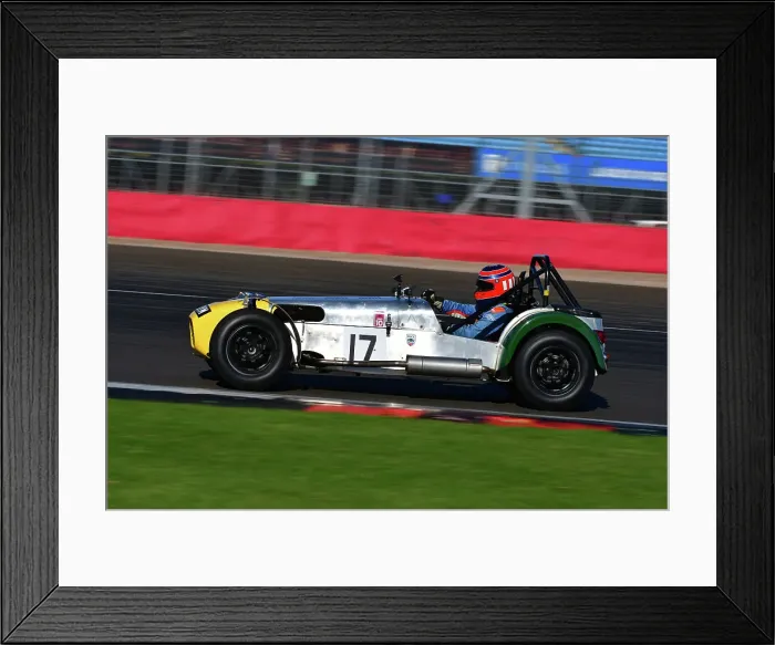Framed Print : CJ12 2957 Martin Pratt, Lotus 7 Framed Print : CJ12 2957 Martin Pratt, Lotus 7