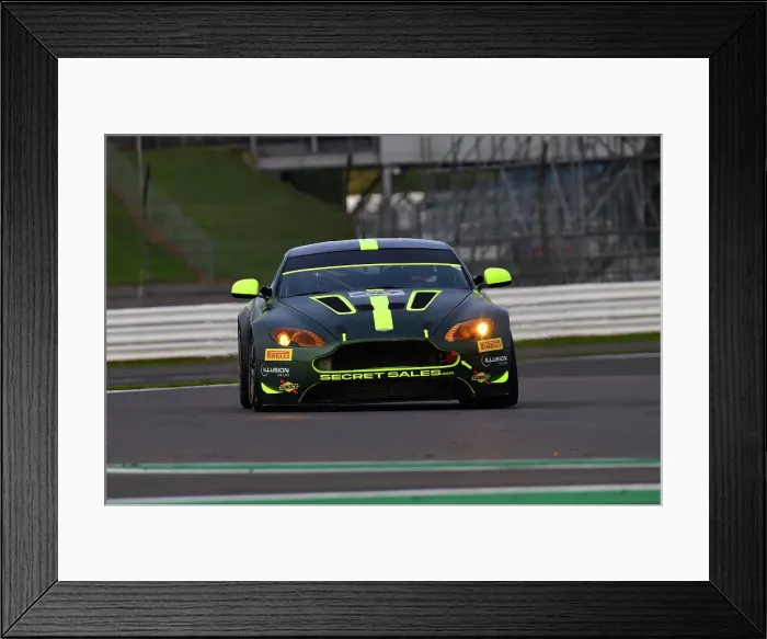Framed Print : CJ12 3389 Chris Griffin, Aston Martin Vantage GT4 Framed Print : CJ12 3389 Chris Griffin, Aston Martin Vantage GT4