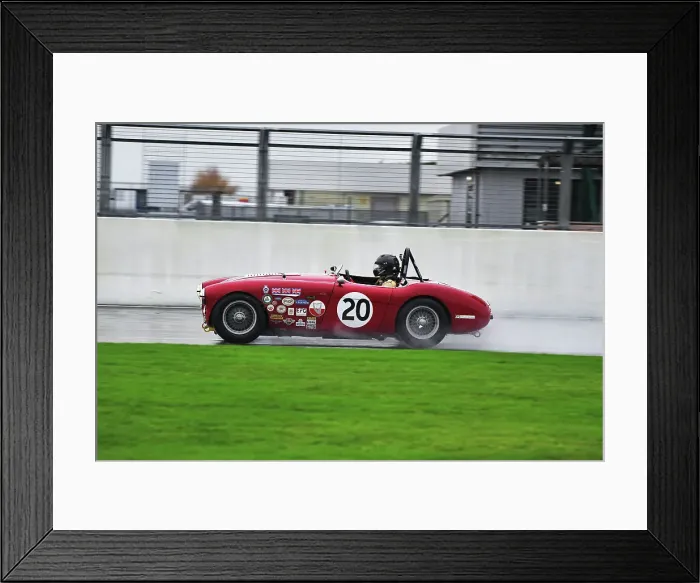 Framed Print : CJ12 3712 Jonathan Abecassis, Austin Healey 100-4 Framed Print : CJ12 3712 Jonathan Abecassis, Austin Healey 100-4