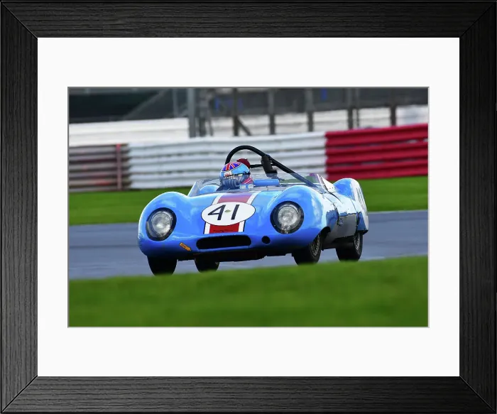 Framed Print : CJ12 4089 Mark Cole, Dafyd Richards, Lotus 11 Framed Print : CJ12 4089 Mark Cole, Dafyd Richards, Lotus 11