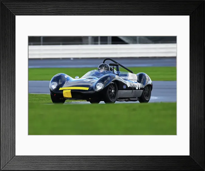 Framed Print : CJ12 4093 Ben Adams, Lola Mk1 Framed Print : CJ12 4093 Ben Adams, Lola Mk1