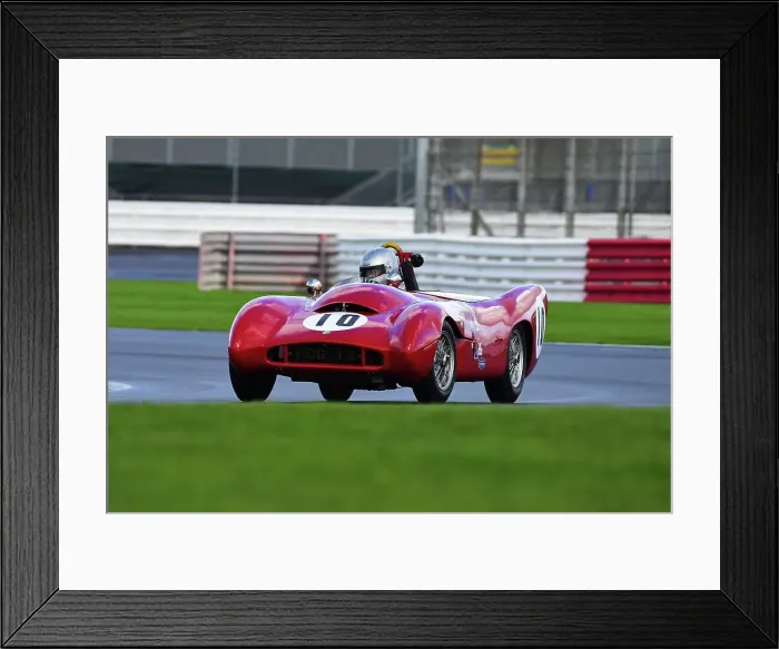 Framed Print : CJ12 4096 Rick Bourne, Malcolm Paul, Lotus Mk10 Framed Print : CJ12 4096 Rick Bourne, Malcolm Paul, Lotus Mk10