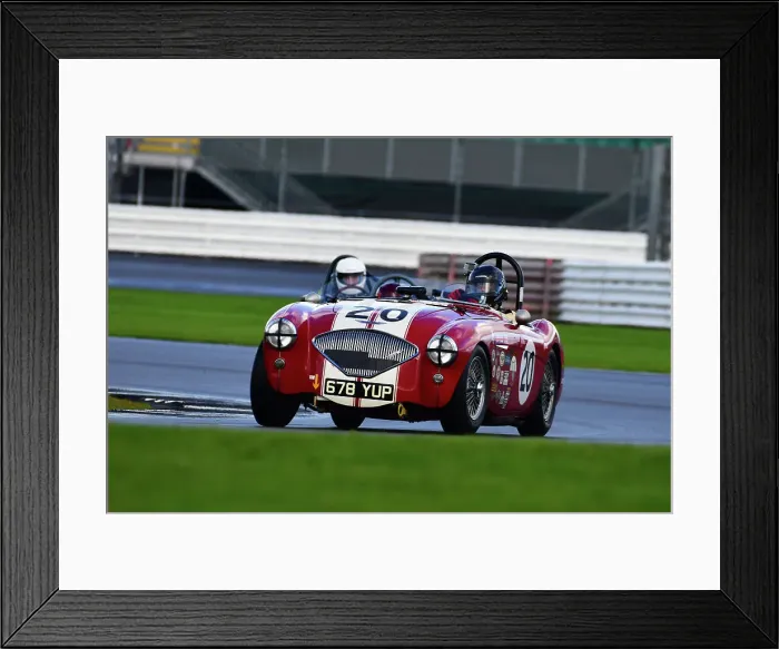Framed Print : CJ12 4103 Jonathan Abecassis, Austin Healey 100-4 Framed Print : CJ12 4103 Jonathan Abecassis, Austin Healey 100-4