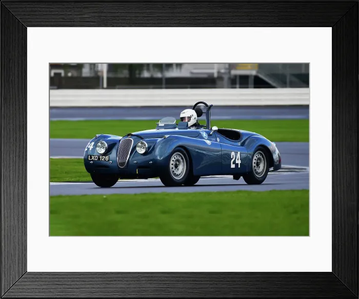 Framed Print : CJ12 4125 Thomas Ward, Jaguar XK120 Ecurie Ecosse Framed Print : CJ12 4125 Thomas Ward, Jaguar XK120 Ecurie Ecosse