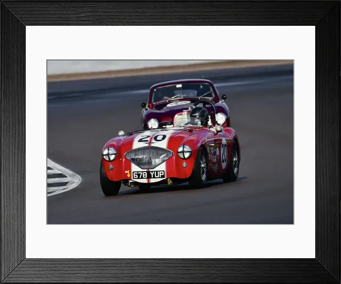 Framed Print : CJ12 4136 Jonathan Abecassis, Austin Healey 100-4 Framed Print : CJ12 4136 Jonathan Abecassis, Austin Healey 100-4