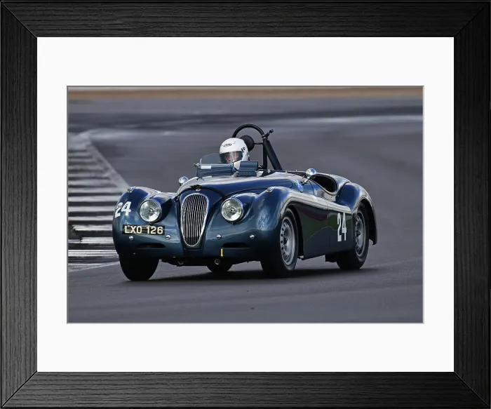 Framed Print : CJ12 4139 Thomas Ward, Jaguar XK120 Ecurie Ecosse Framed Print : CJ12 4139 Thomas Ward, Jaguar XK120 Ecurie Ecosse