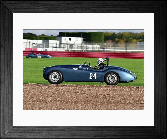 Framed Print : CM34 3829 Thomas Ward, Jaguar XK120 Ecurie Ecosse Framed Print : CM34 3829 Thomas Ward, Jaguar XK120 Ecurie Ecosse