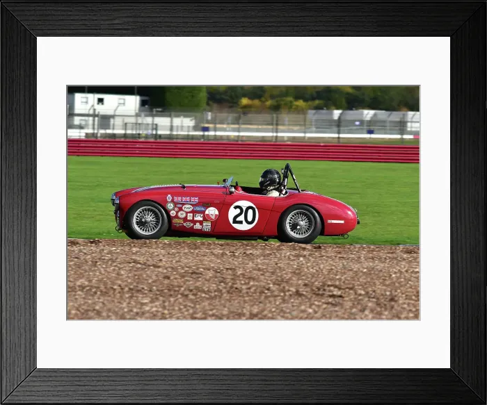 Framed Print : CM34 3837 Jonathan Abecassis, Austin Healey 100-4 Framed Print : CM34 3837 Jonathan Abecassis, Austin Healey 100-4