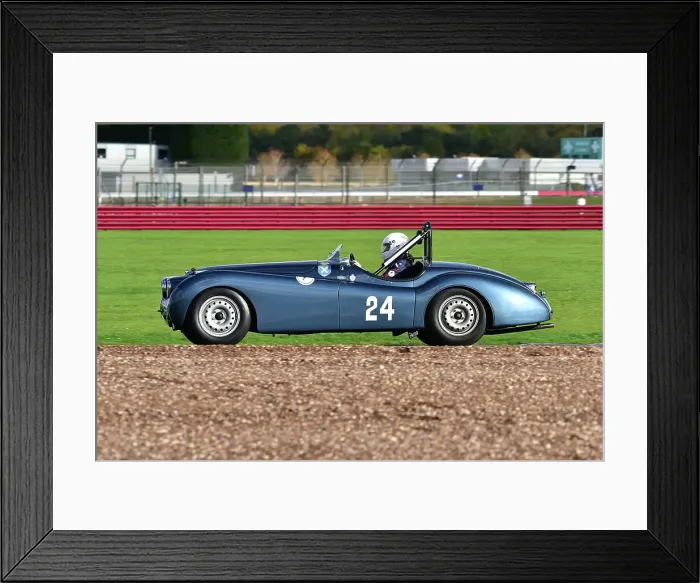 Framed Print : CM34 3859 Thomas Ward, Jaguar XK120 Ecurie Ecosse Framed Print : CM34 3859 Thomas Ward, Jaguar XK120 Ecurie Ecosse