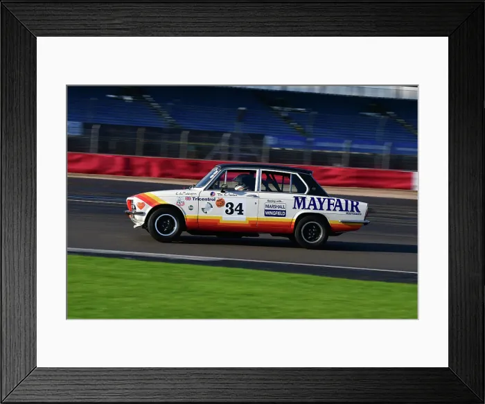Framed Print : CJ12 4240 Tim Clarke, Ken Clarke, Triumph Dolomite Sprint Framed Print : CJ12 4240 Tim Clarke, Ken Clarke, Triumph Dolomite Sprint