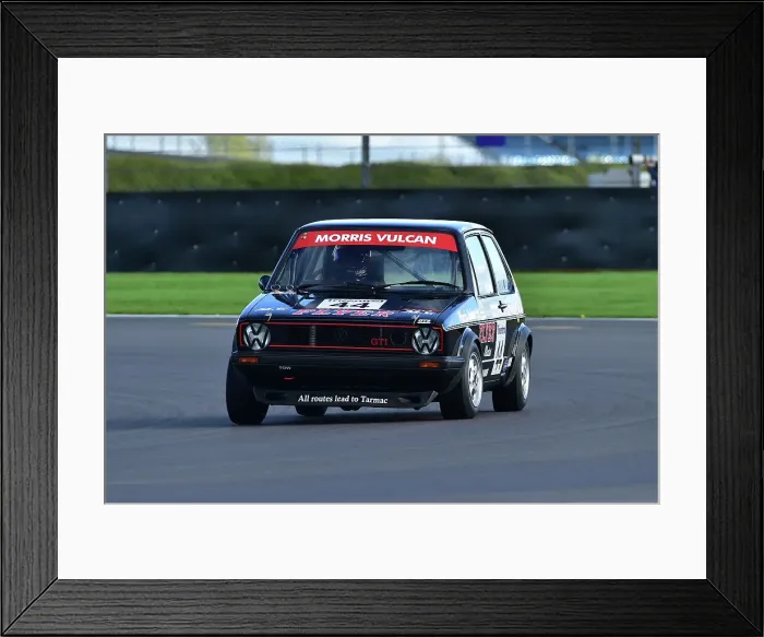 Framed Print : CM34 3877 Tom Shephard, Jim Morris, Volkswagen Golf GTi