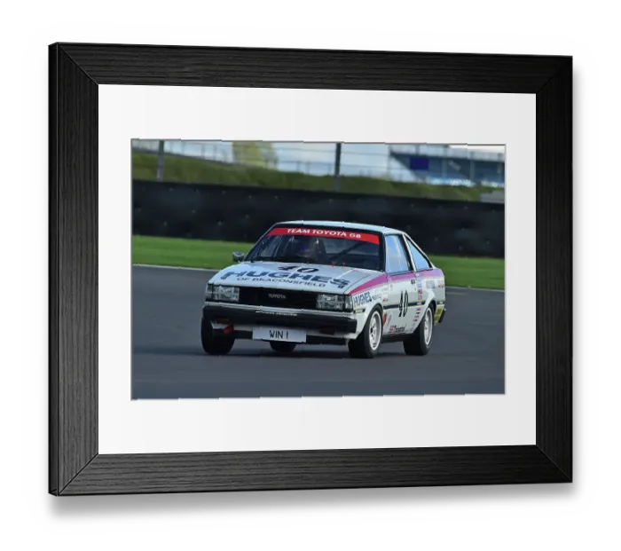 Framed Print : CM34 3887 Matt Green, Toyota Corolla GT Coupe Framed Print : CM34 3887 Matt Green, Toyota Corolla GT Coupe