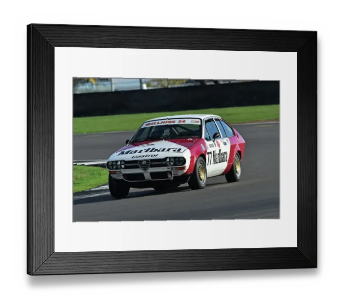 Framed Print : CM34 3901 James Gibbons, Alex Jupe, Alfa Romeo Alfetta GTV Framed Print : CM34 3901 James Gibbons, Alex Jupe, Alfa Romeo Alfetta GTV