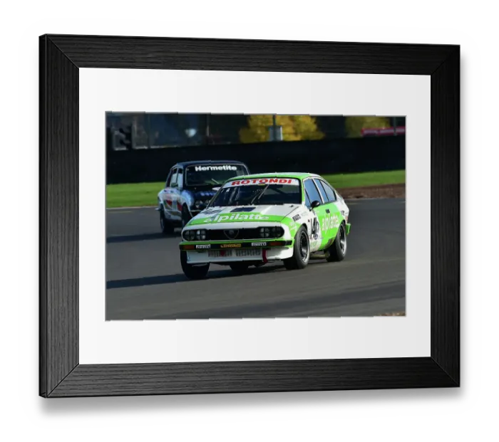 Framed Print : CM34 3902 Paul Clayson, Chris Snowdon, Alfa Romeo GTV6