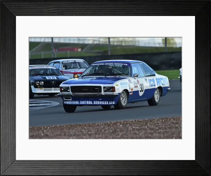Framed Print : CM34 3925 Peter Fisk, Opel Commodore 2800 GS-E