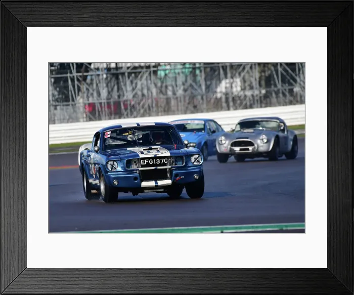 Framed Print : CJ12 4005 Larry Tucker, Ford Shelby Mustang GT350R