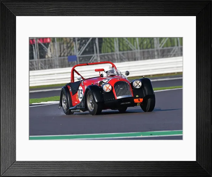 Framed Print : CJ12 4011 Mark Ellis, Morgan Plus 4 Framed Print : CJ12 4011 Mark Ellis, Morgan Plus 4