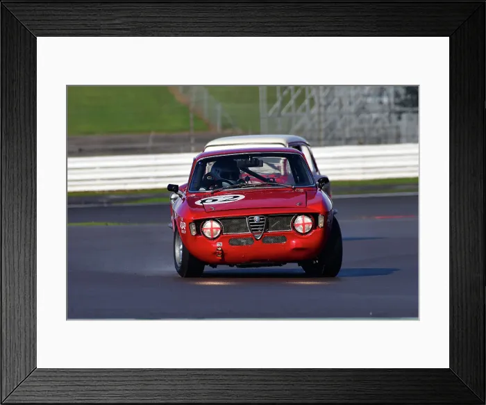 Framed Print : CJ12 4015 Alun Edwards, Alfa Romeo Giulia Sprint GT