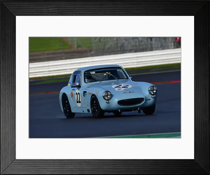 Framed Print : CJ12 4035 Rachel Kirkby, Austin Healey Sebring Sprite