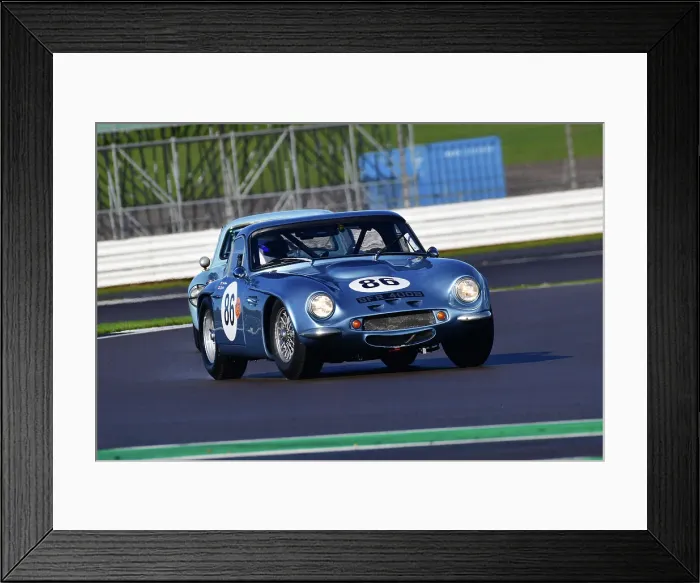 Framed Print : CJ12 4080 Mike Whitaker Snr, TVR Griffith Framed Print : CJ12 4080 Mike Whitaker Snr, TVR Griffith