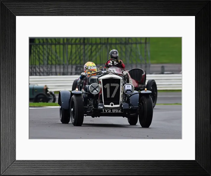 Framed Print : CJ13 3879 Michael Caine, Railton Straight 8 Special Framed Print : CJ13 3879 Michael Caine, Railton Straight 8 Special
