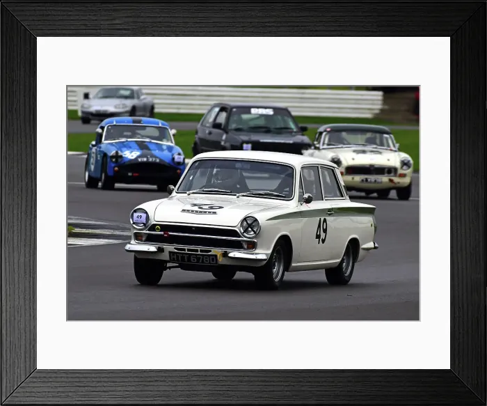 Framed Print : CJ13 4193 Oliver Nuthall, Ford Lotus Cortina Mk1 Framed Print : CJ13 4193 Oliver Nuthall, Ford Lotus Cortina Mk1