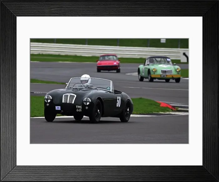 Framed Print : CJ13 4203 Martin Hunt, Frazer Nash Targa Florio