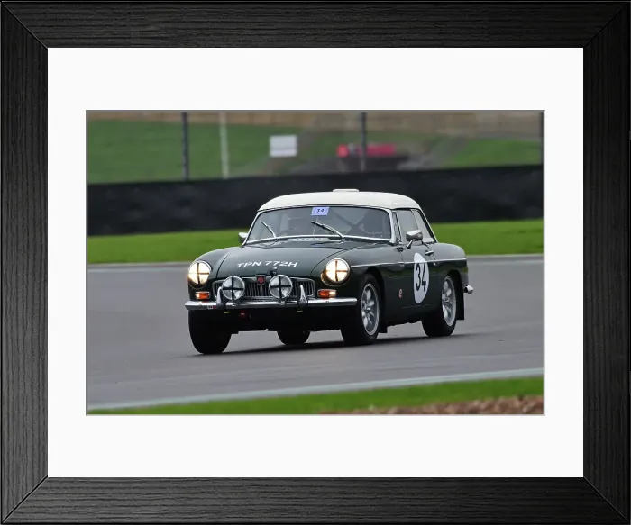 Framed Print : CJ13 4273 Sian Slater, MG B Framed Print : CJ13 4273 Sian Slater, MG B