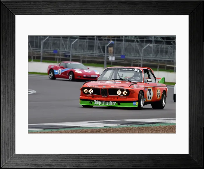 Framed Print : CJ13 4302 Patrick Blakeney-Edwards, BMW 3 litre CSL Framed Print : CJ13 4302 Patrick Blakeney-Edwards, BMW 3 litre CSL