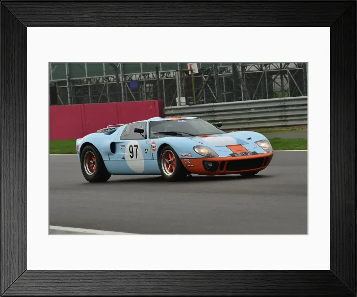 Framed Print : CM35 2321 Stuart Sargeant, Ford GT40 Framed Print : CM35 2321 Stuart Sargeant, Ford GT40