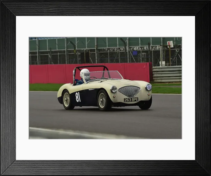Framed Print : CM35 2329 Matthew Collings, Austin Healey 100M Framed Print : CM35 2329 Matthew Collings, Austin Healey 100M