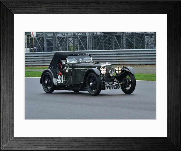 Framed Print : CM35 2489 Theo Hunt, Frazer Nash TT replica Framed Print : CM35 2489 Theo Hunt, Frazer Nash TT replica