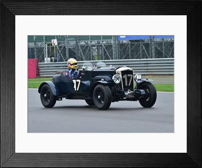 Framed Print : CM35 2497 Michael Caine, Railton Straight 8 Special Framed Print : CM35 2497 Michael Caine, Railton Straight 8 Special
