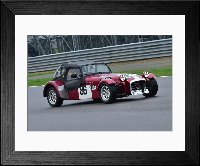 Framed Print : CM35 2505 John Lyon, Caterham Super Seven HPC Framed Print : CM35 2505 John Lyon, Caterham Super Seven HPC