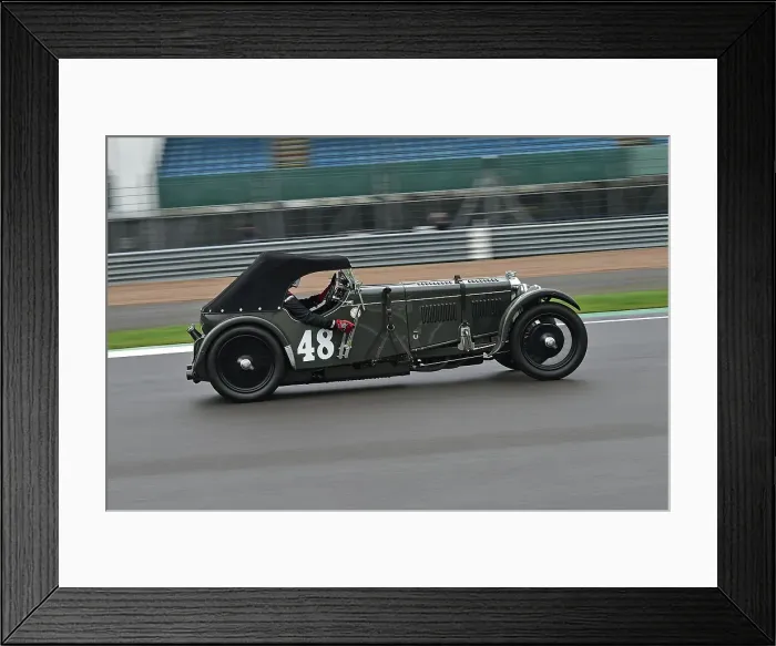 Framed Print : CM35 2532 Theo Hunt, Frazer Nash TT replica