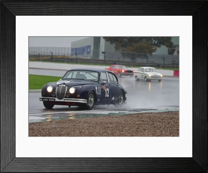 Framed Print : CJ12 3766 Grant Williams, Peter Snowdon, Jaguar Mk2 Framed Print : CJ12 3766 Grant Williams, Peter Snowdon, Jaguar Mk2